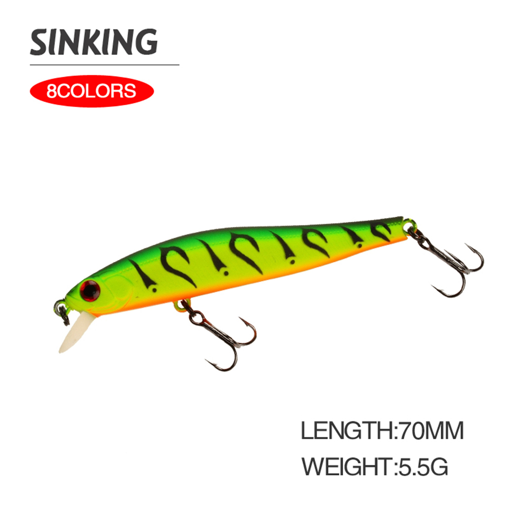 Fishing Equipment For Trout - 7cm 5.5g Fishing Lure Minnow Wobbler