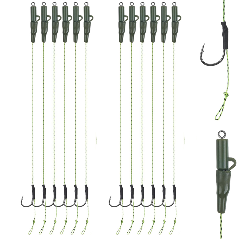 Fishing Equipment Shop - 12Pcs Carp fishing hair rigs Pre