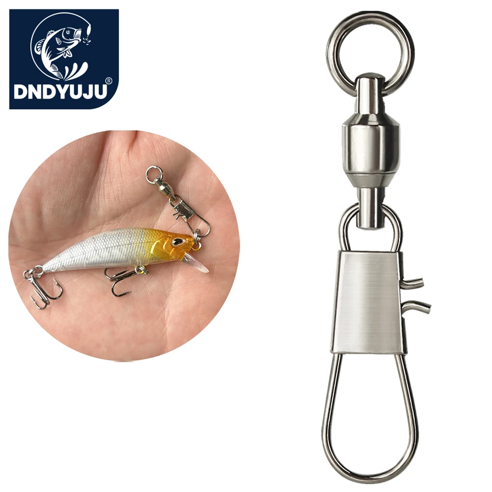 Fishing Equipment Cheap - DNDYUJU 50pcs Fishing Swivels Ball Bearing