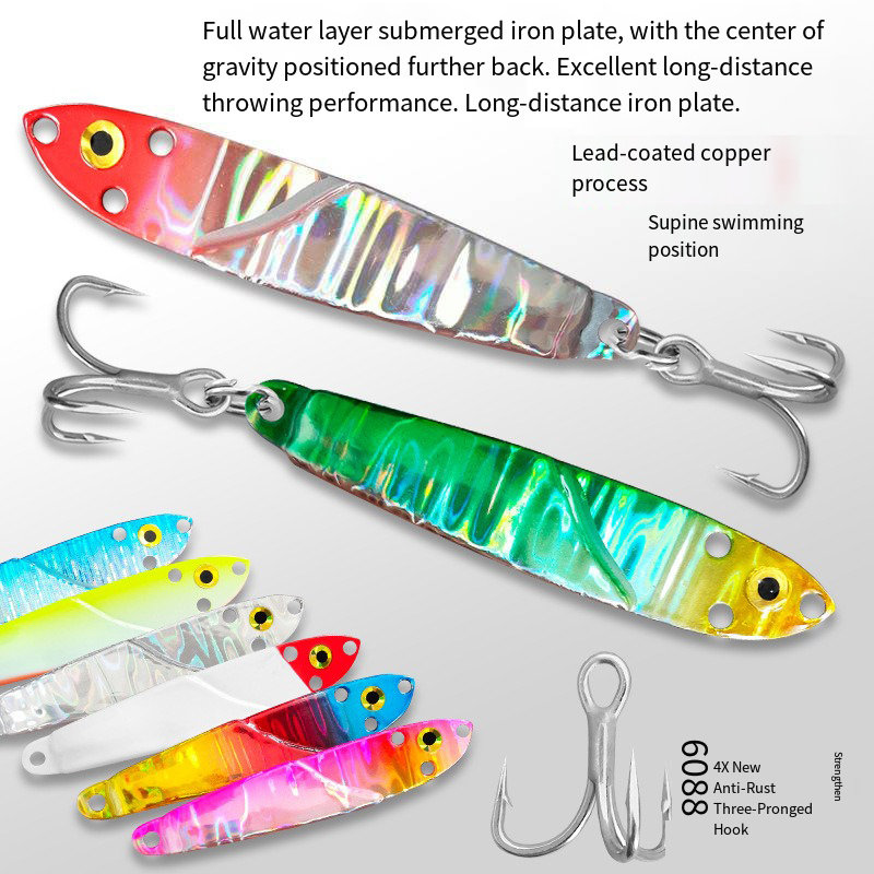 Fishing Equipment For Trout - 1PC VIB Metal Jig 3D Fish