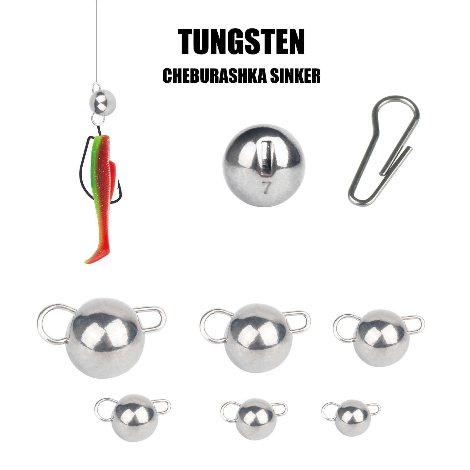 MUUNN 10Pcs Cheburashka Weight - Tungsten Sinkers review and price