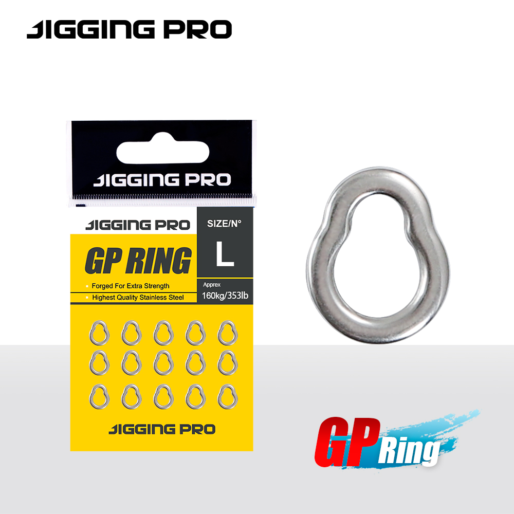 JIGGING PRO 15Pcs GP Solid Rin - Fishing Equipment Cheap review and price