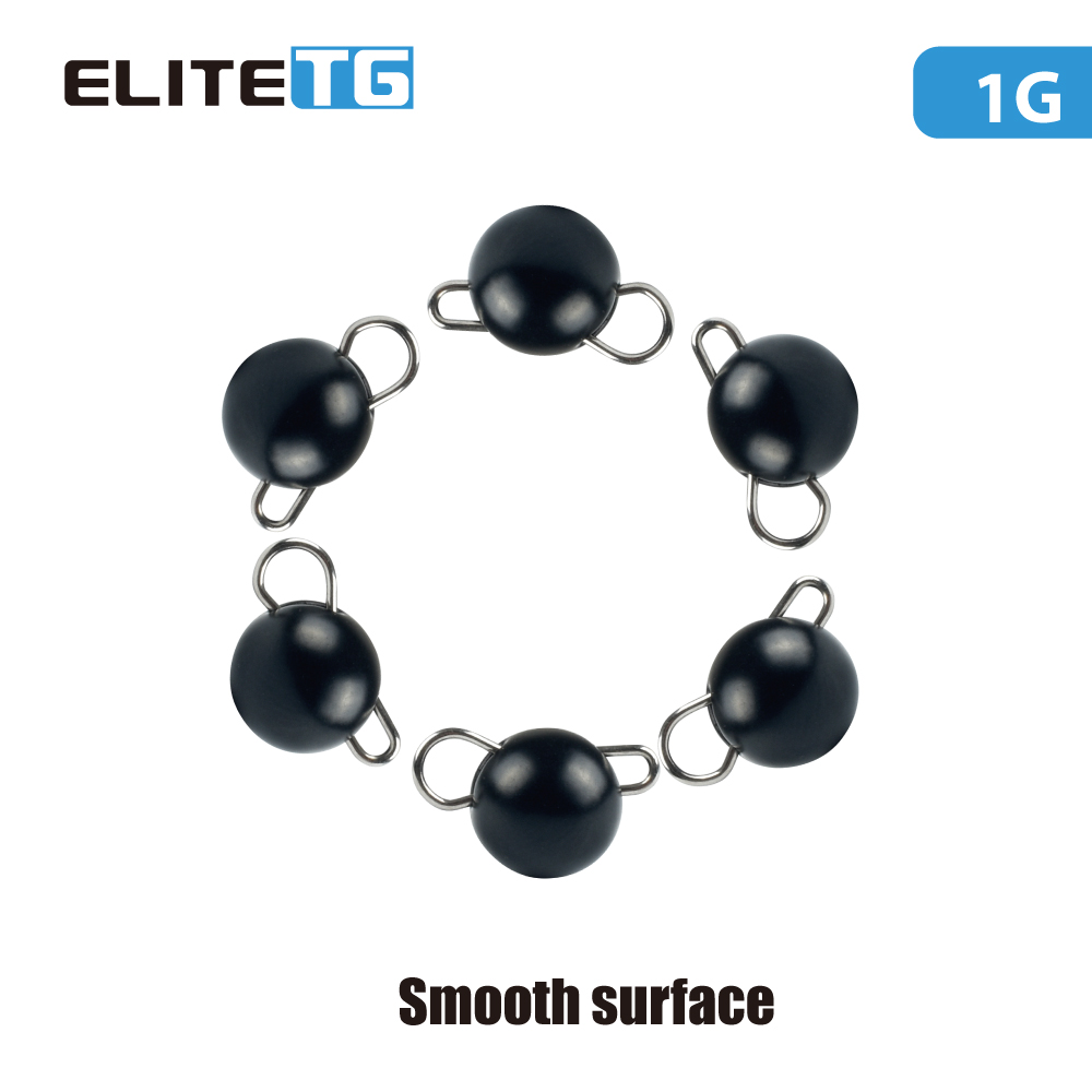 Elite TG 10Pcs Black Cheburash - Tungsten Sinkers review and price