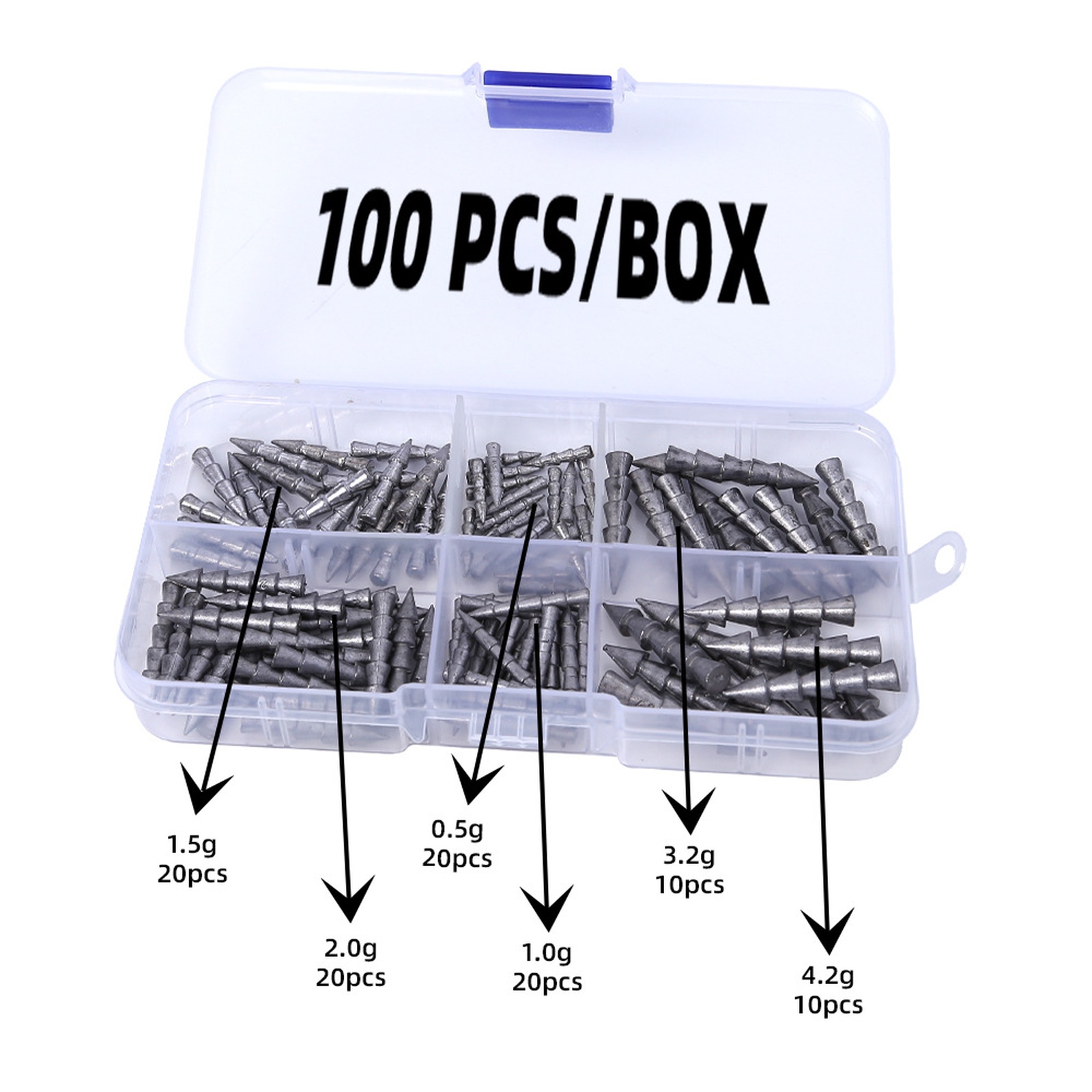 Tungsten Nail Weights 100 Kit  - Tungsten Sinkers review and price