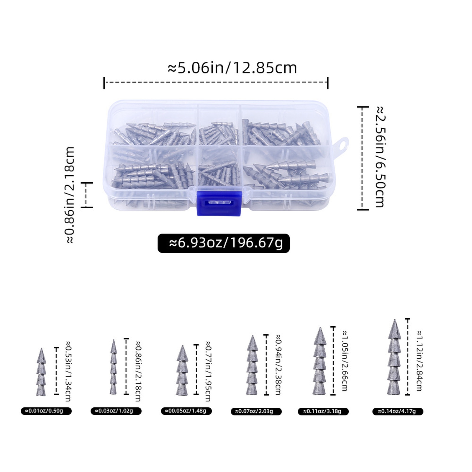 Tungsten Nail Weights 100 Kit  - Tungsten Sinkers review and price