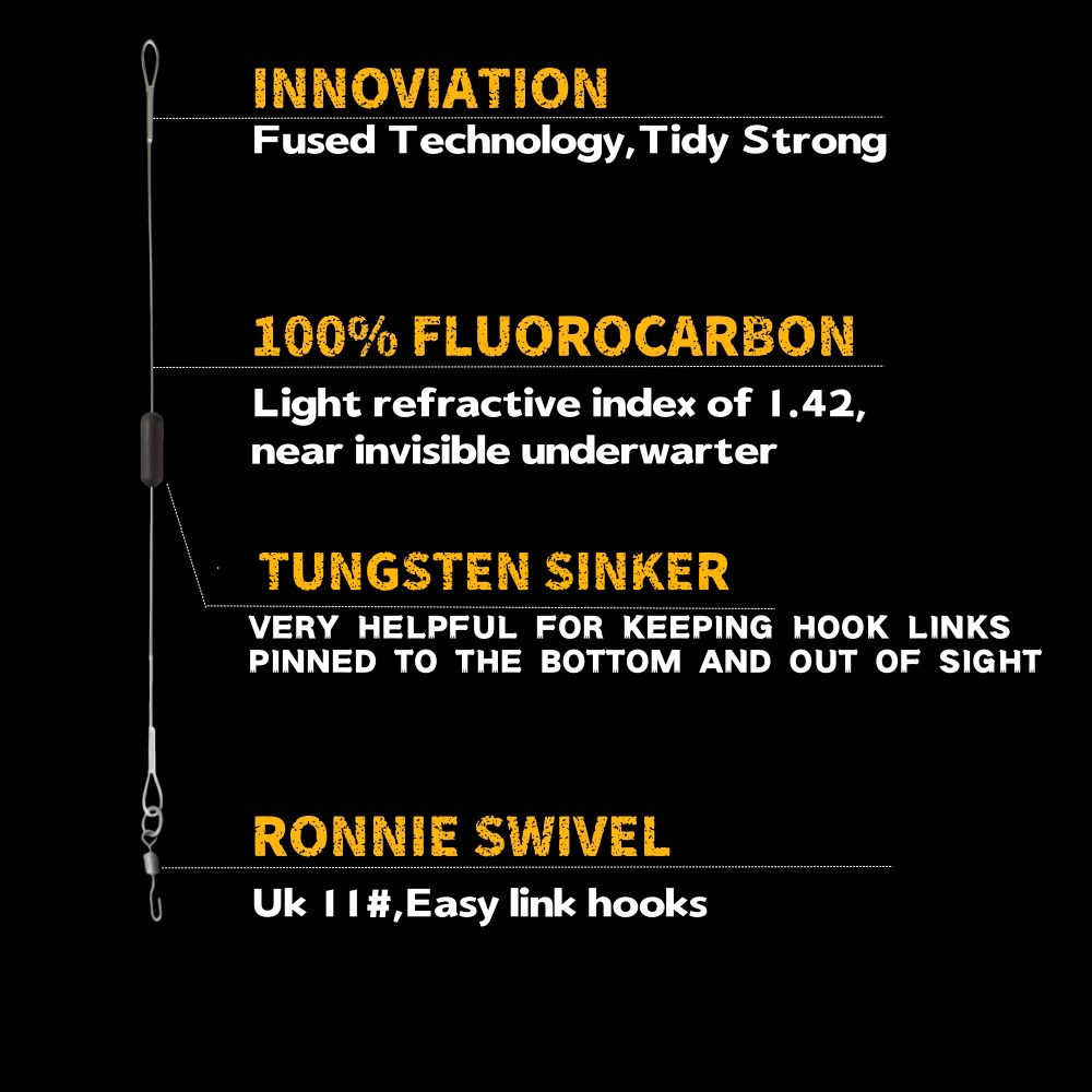 Carp Fishing Fluorocarbon Fuse - Tungsten Sinkers review and price
