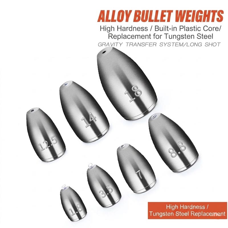 Lead-Free Alloy Bullet Weights - Tungsten Sinkers review and price
