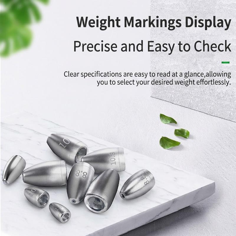 Lead-Free Alloy Bullet Weights - Tungsten Sinkers review and price