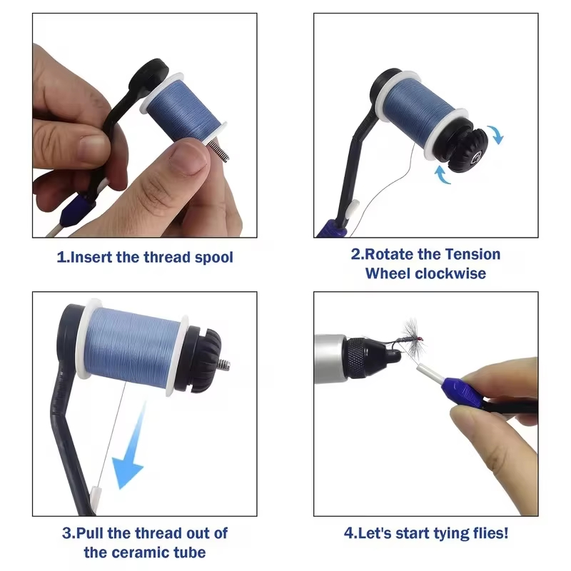 2PCS Fly Tying Bobbin Holder C - Fishing Equipment Cheap review and price