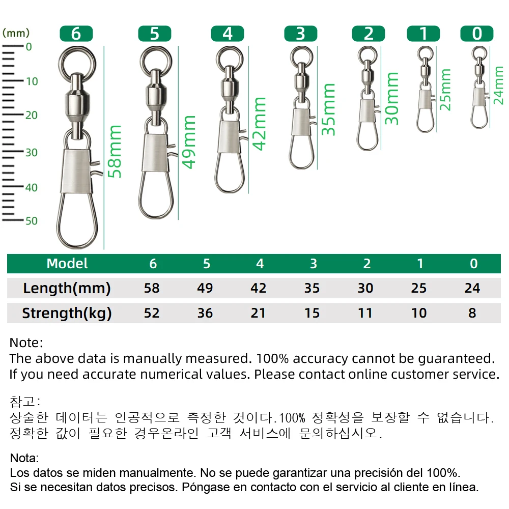DNDYUJU 50pcs Fishing Swivels  - Fishing Equipment Cheap review and price