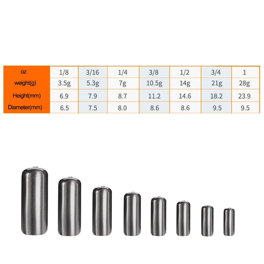 Tungsten Barrel Weights 3.5g5g - Tungsten Sinkers review and price