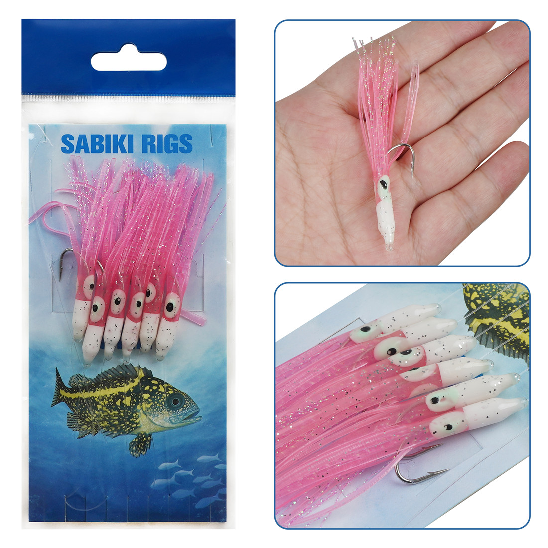 6Packs String Fishing hooks 6- - Fishing Equipment Shop review and price