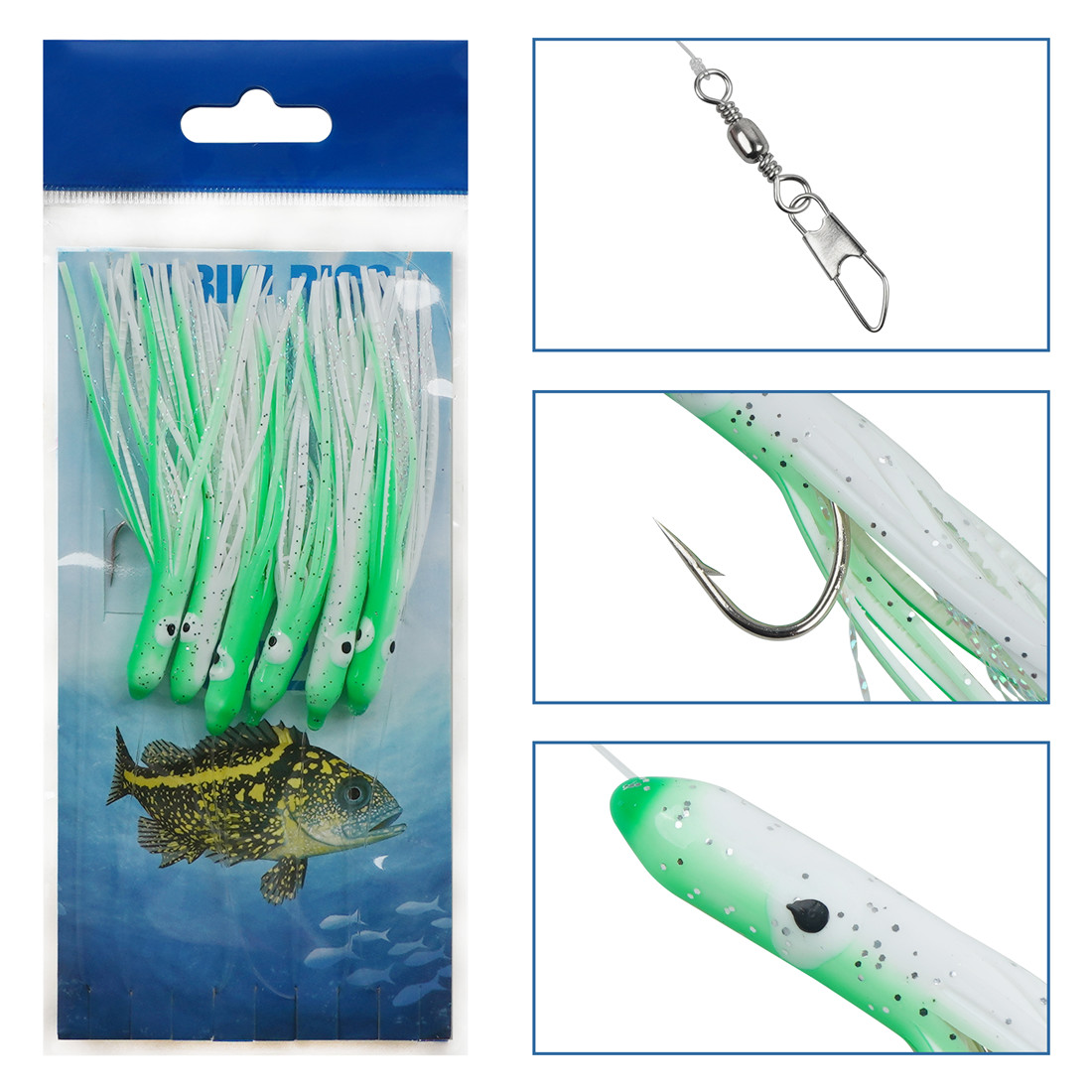 6Packs String Fishing hooks 6- - Fishing Equipment Shop review and price