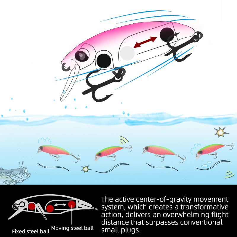 TSURINOYA Fishing Lure DW69 Si - Fishing Equipment For Trout review and price