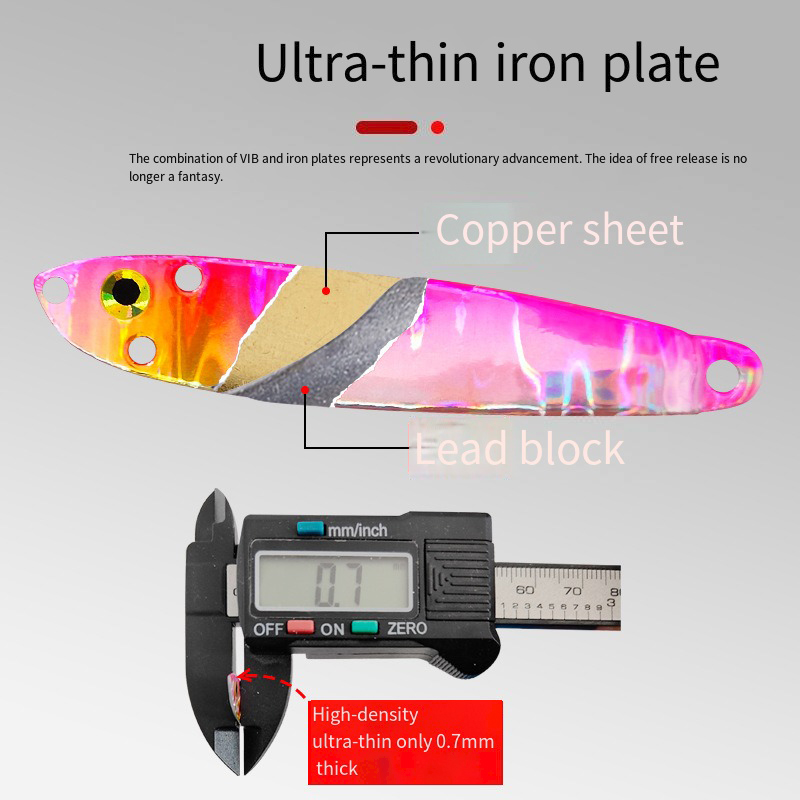 1PC VIB Metal Jig 3D Fish Bait - Fishing Equipment For Trout review and price